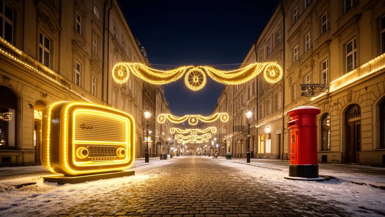 Iluminacje świąteczne Warszawa 2025/2026: Świąteczna iluminacja Christmas