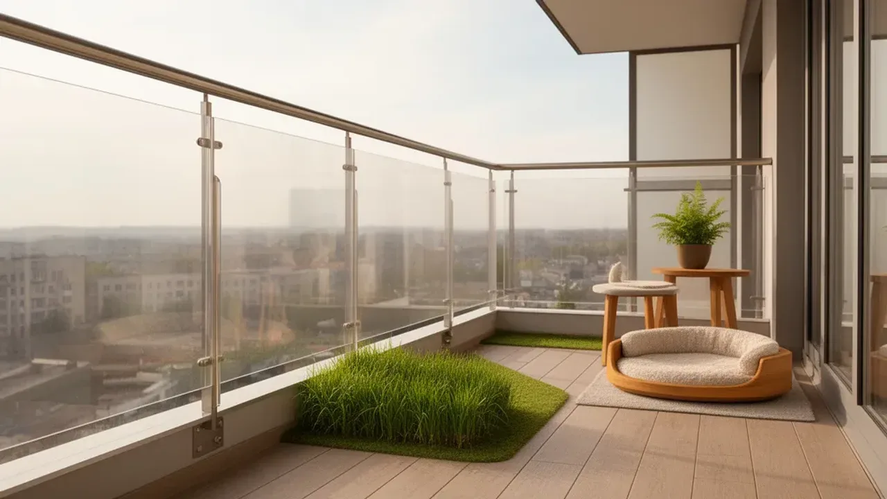 Jak zabezpieczyć balkon dla kota bez siatki: stwórz bezpieczną oazę